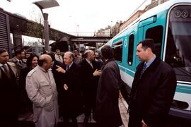 Declaraciones durante visita al Metro de París