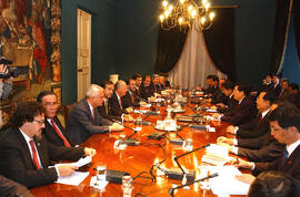 Reunión Ampliada Delegaciones de Chile y China