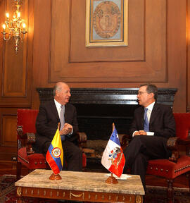 Reunión Presidentes de Chile y Colombia