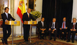 Visita del Presidente Español -Conferencia de prensa