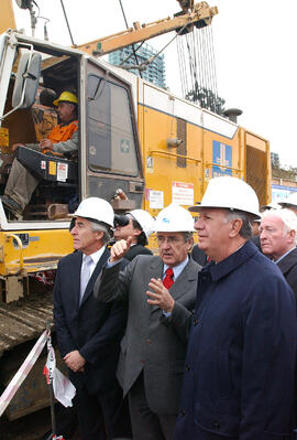 Visita a las obras del Proyecto IV Etapa de Merval