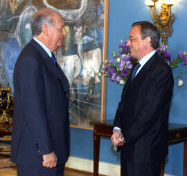 Señor Florentino Pérez, empresario español, Presidente del Real Madrid