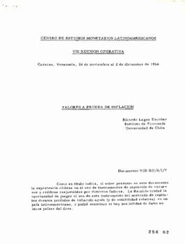 Valores a Prueba de Inflación. Documento de Trabajo