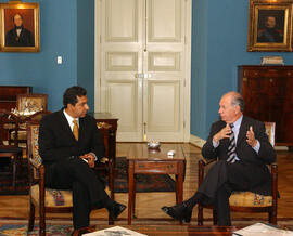 Reunión con Presidente electo de Ecuador, Lucio Gutiérrez