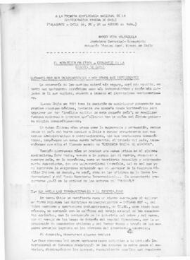 Primera Conferencia Nacional Confederación Minera Chile Acontecer Político Económico en Mineria C...