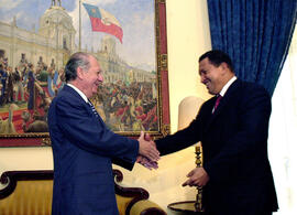 Recibe en audiencia al Presidente de Venezuela