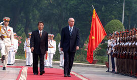 El Presidente Ricardo Lagos, en visita a Vietnam