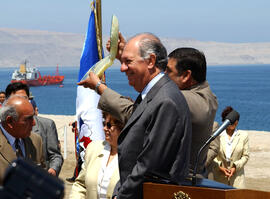 Ceremonia primera piedra del Puerto de Mejillones