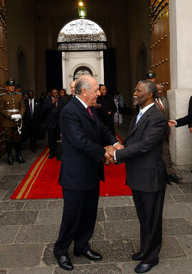 Reunión Ampliada con Presidente de Sudáfrica