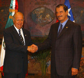 Reunión Presidentes de Chile y Mexico