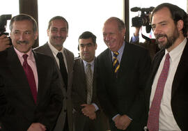 Almuerzo con presidentes de partidos de la Concertación