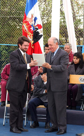 Presidente de la República en Inicio Fase 2005 del Programa Comuna Segura