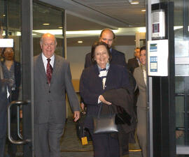 Regreso de la Sra. Luisa Durán de Boston