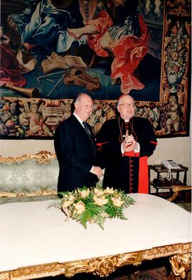 Diálogo del Presidente Ricardo Lagos con el Cardenal Angelo Sodano