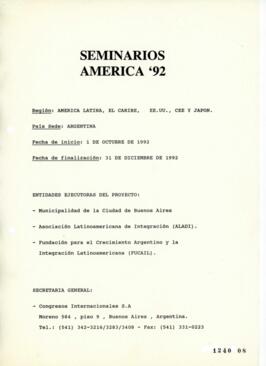 Seminarios América '92