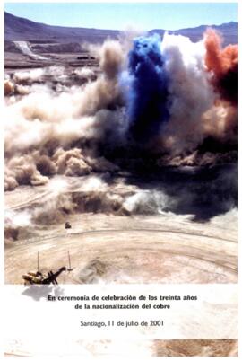 En ceremonia de celebración de los treinta años de la nacionalización del cobre