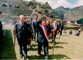 Presidente Ricardo Lagos visita Machu Picchu