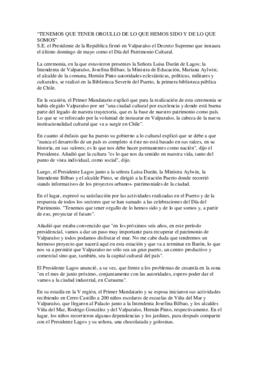 Firma Decreto Supremo que establece Día del Patrimonio Cultural