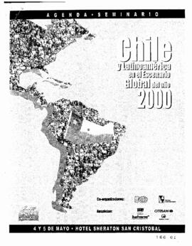 Chile y América Latina en el Escenario Global del Año 2000. Programa del Seminario