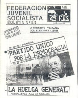 Su posible formación: Partido único por la Democracia. Artículo