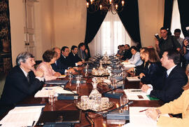 Reunión con delegaciones de Chile y Colombia