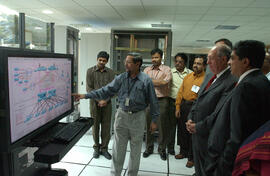 Presidente Ricardo Lagos Visita Instalaciones de INFOSYS