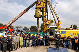 Inicio de trabajos Metro estación intermodal La Cisterna