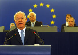 Intervención ante el Parlamento Europeo