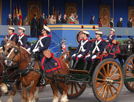 El Presidente de la República Ricardo Lagos participó en el desfile militar del "Día Naciona...