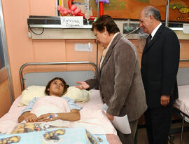 Presidente de la República Visita Hospital de Iquique