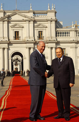 Primer Mandatario Ricardo Lagos Recibe al Presidente de Argelia