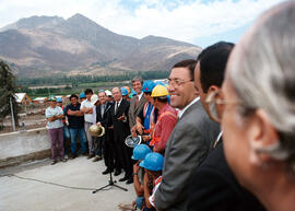 Visita obras camino Santiago - Colina - Los Andes
