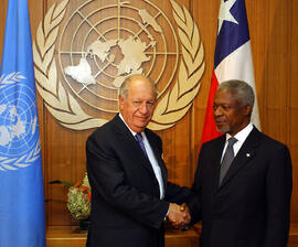 Reunión con Secretario General ONU - Kofi Annan