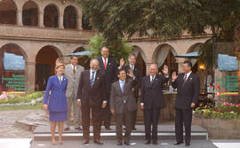 Conferencia de Prensa y Fotografía Oficial Reunión Extraordinaria del Consejo Presidencial Andino