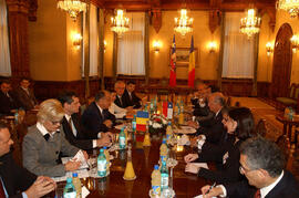 Reunión Presidentes de Chile y Rumania