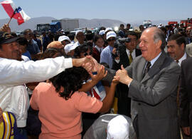 Ceremonia primera piedra del Puerto de Mejillones