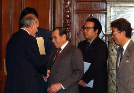 Visita de Trabajo a Japón, reunión con el Presidente de la Cámara de Representantes