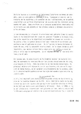 Declaración relativa a Situación Internacional