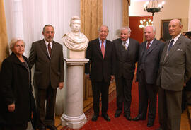 Busto en honor del Ex Presidente Manuel Montt en la Galería de los Presidentes