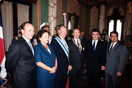 Ceremonia intercambio condecoraciones en República Dominicana