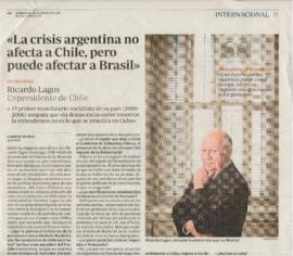 La crisis argentina no afecta a Chile, pero puede afectar a Brasil. Entrevista