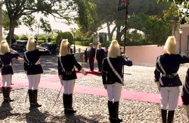 Visita de Estado a Portugal - reunión con Jorge Sampaio