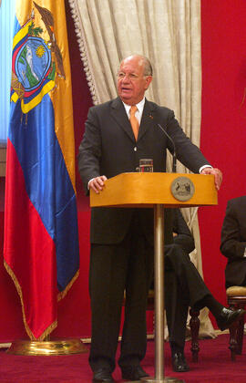 Lectura Declaración Conjunta y Conferencia de Prensa Junto al Presidente de Ecuador