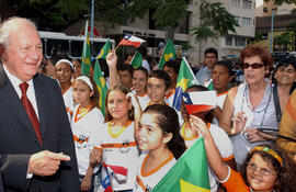 Inauguración Plaza Pablo Neruda - Río de Janeiro