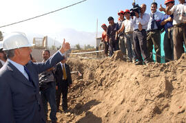 Presidente de la República en Visita Inspectiva a las Obras de Construcción del Conjunto Habitaci...