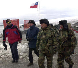 Inauguración de las obras de remodelación de la Base Antártica, Bernardo O"Higgins