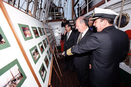 Visita Buque Escuela Esmeralda, al iniciar crucero instrucción