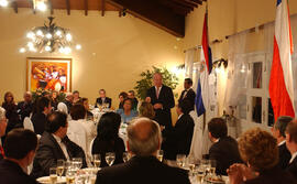 Cena en Honor del Presidente Ricardo Lagos y La Sra. Luisa Durán