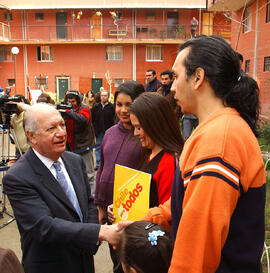 Visita a Familia Beneficiaria de Serviu