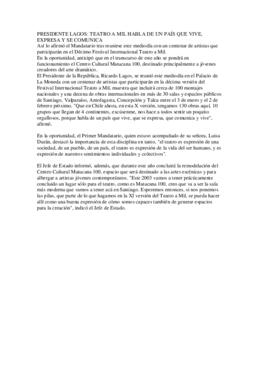 X Festival Internacional Teatro a Mil